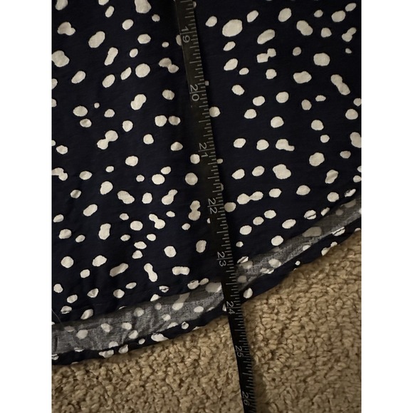 J CREW MERCANTILE Tank Top Sleeveless Navy / White Light Weight; Size Small‎ - Picture 7 of 7